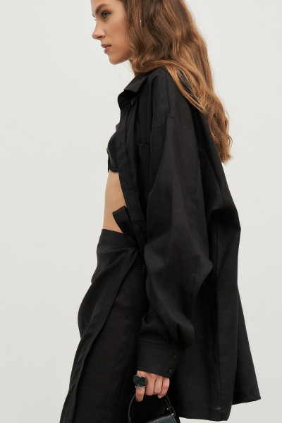Блуза, юбка RAWR 441 черный - фото 4