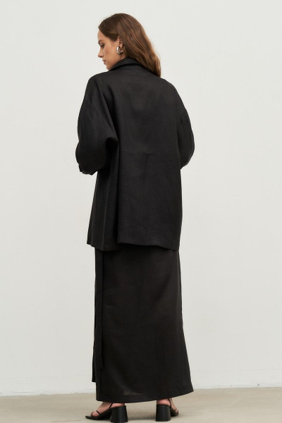 Блуза, юбка RAWR 441 черный - фото 3
