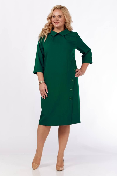 Платье Vilena 896 зеленый - фото 4