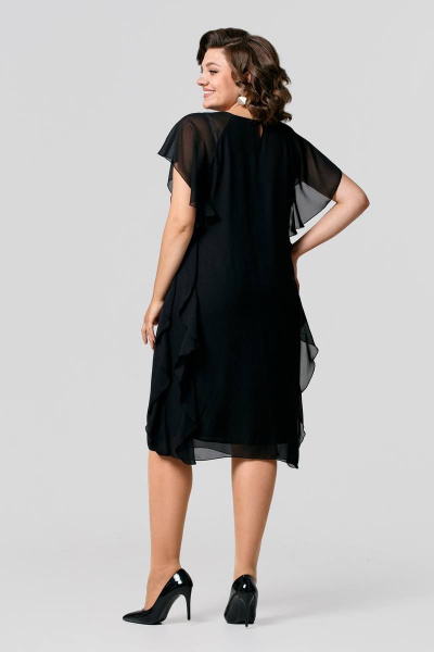 Платье IVA 1513 черный - фото 8