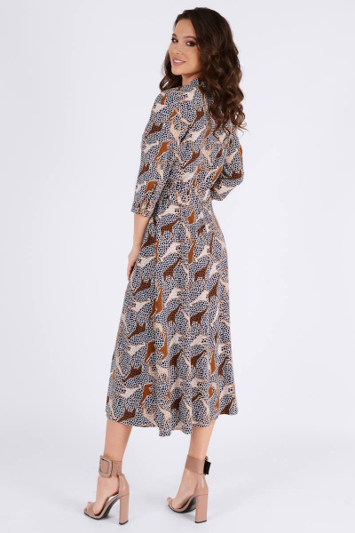 Платье Teffi Style L-1387 жирафы - фото 2