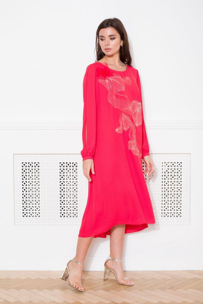 Платье Faufilure С1029 красный - фото 1