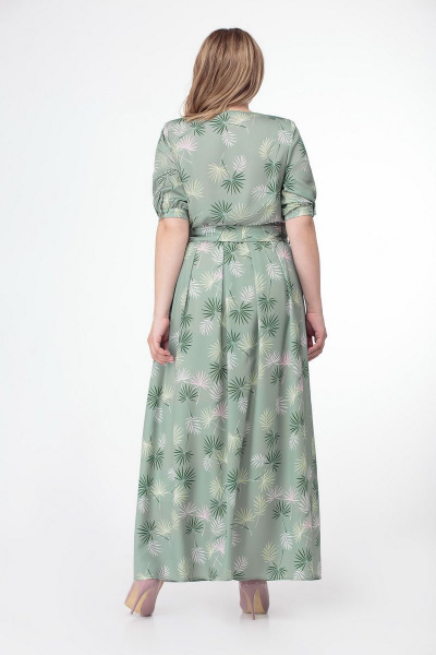 Платье БелЭкспози 1191 оливковый - фото 3