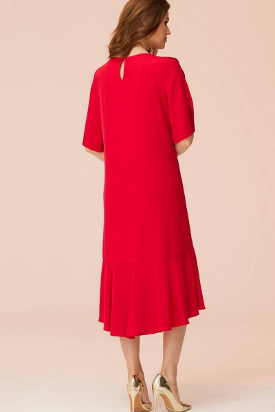 Платье Faufilure С1048 красный - фото 5