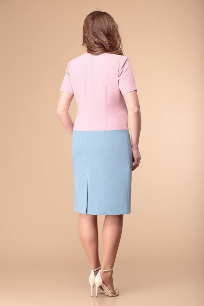 Платье Romanovich Style 1-1962 розовый/голубой - фото 2