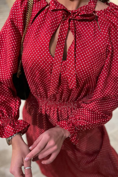 Платье Pavlova 151 красный - фото 4