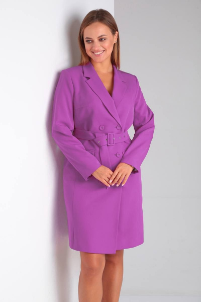 Платье TVIN 7745 ярко-фиолетовый - фото 5