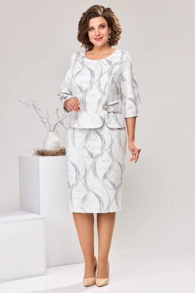 Платье Romanovich Style 1-2537 серый - фото 2