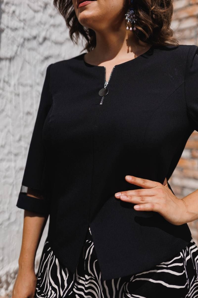 Блуза, юбка Romanovich Style 2-2551 черный - фото 4