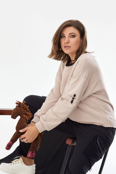Блуза BegiModa 4065 кофе - фото 6
