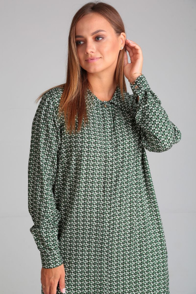Платье Andrea Fashion 15 оливка - фото 7