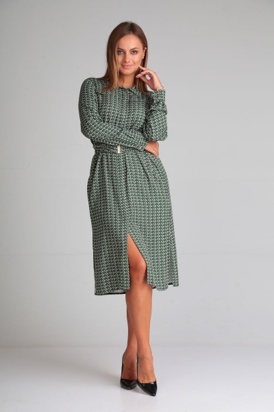 Платье Andrea Fashion 15 оливка - фото 1
