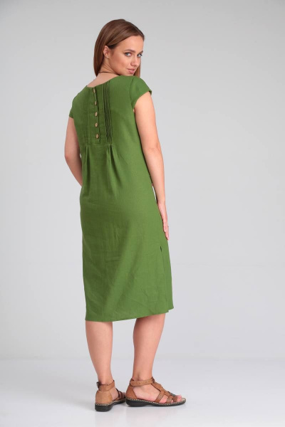 Платье Rishelie 703.1 зеленый - фото 3