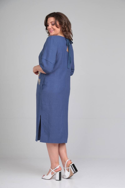 Платье Rishelie 918.1 светло-синий - фото 2