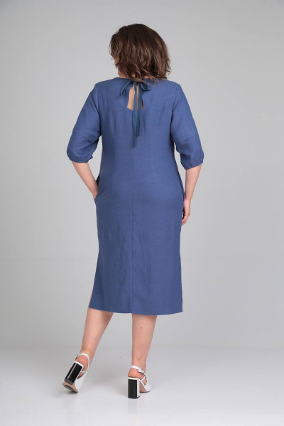 Платье Rishelie 918.1 светло-синий - фото 3