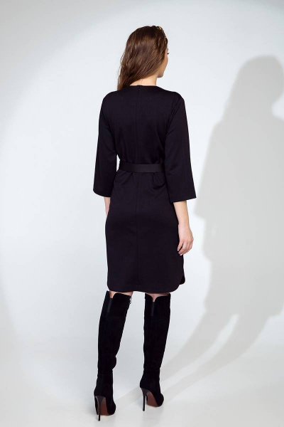 Платье Daloria 1600 черный-кирпичный - фото 3
