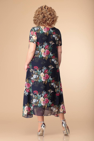 Платье Romanovich Style 1-1332 цветочная_мозаика - фото 2