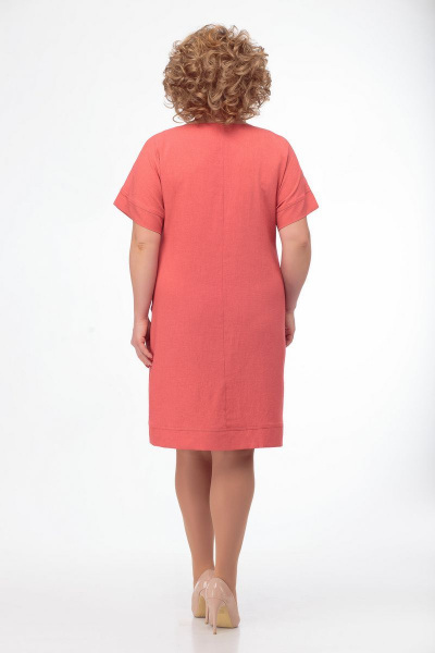 Платье Anelli 301 красный - фото 6