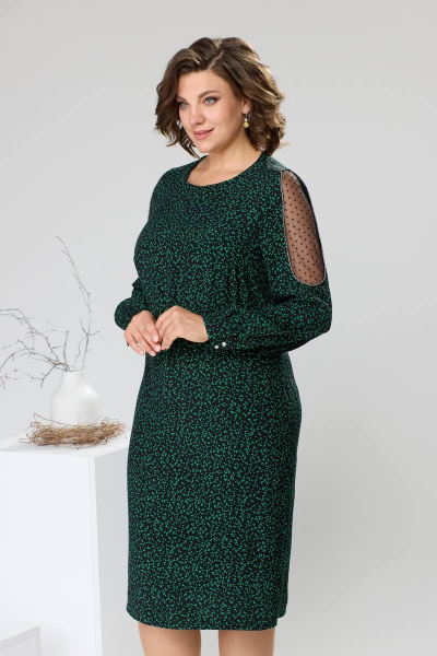 Платье Romanovich Style 1-2410 зеленый - фото 3