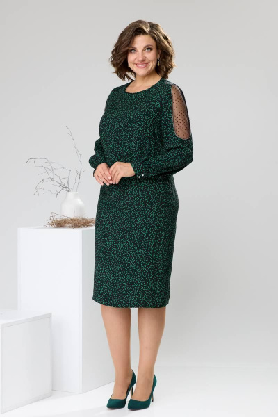 Платье Romanovich Style 1-2410 зеленый - фото 2