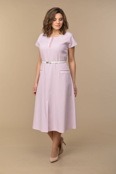 Платье Lady Style Classic 1132 розовый - фото 1