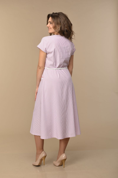 Платье Lady Style Classic 1132 розовый - фото 2