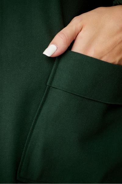 Бомбер, брюки Michel chic 1351 зеленый - фото 10