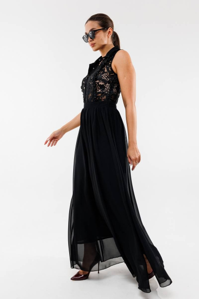 Платье AMORI 9776 черный - фото 2