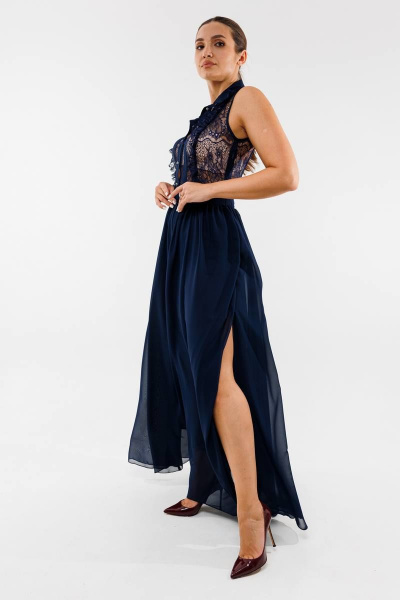 Платье AMORI 9778 темно-синий - фото 10