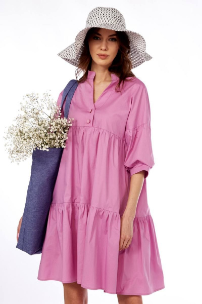 Платье Fita 1433 розовый - фото 1