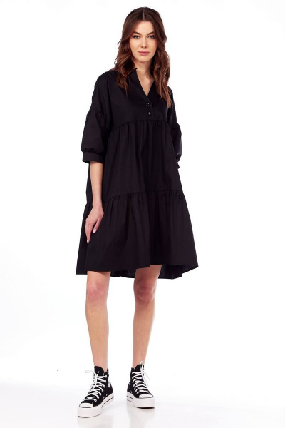 Платье Fita 1435 черный - фото 4