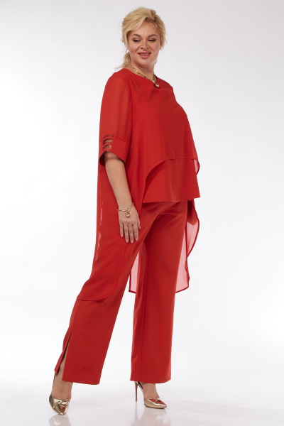 Блуза, брюки, майка Michel chic 1353 красный - фото 5