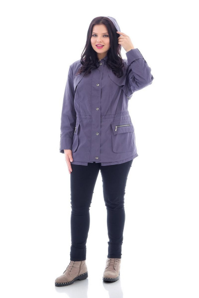 Куртка БАГРЯНИЦА 2095 светло-фиолетовый - фото 2