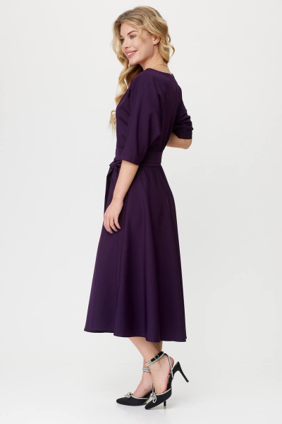 Платье T&N 7408 фиолетовый_баклажан - фото 3