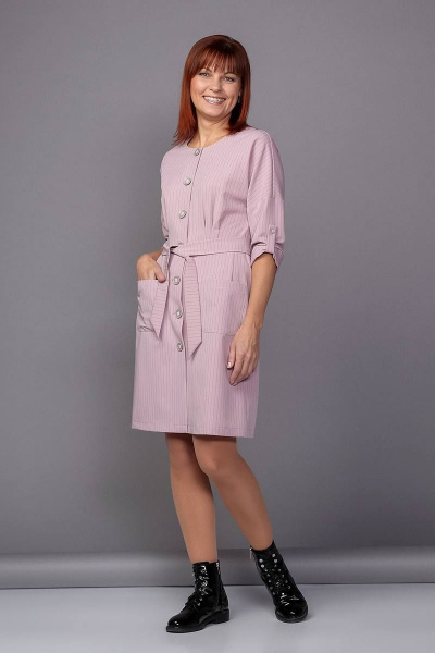 Платье Соджи 419/1 розовый - фото 1
