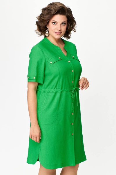 Платье Zlata 4427 зеленый - фото 5