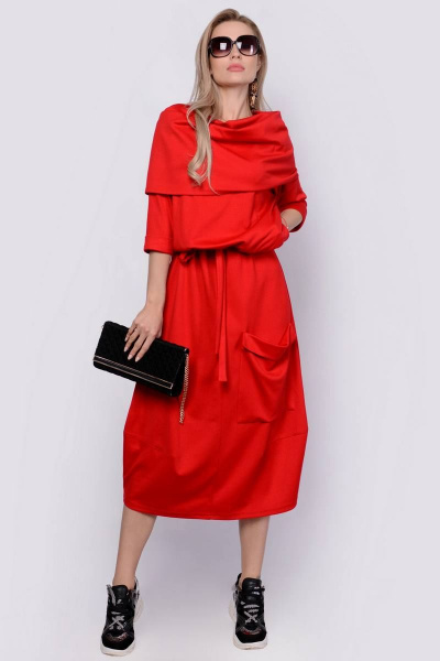 Платье Patriciа F14835 красный - фото 1