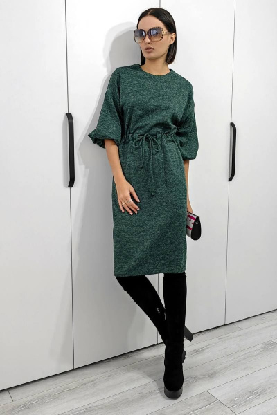 Платье Patriciа F15245 зеленый - фото 4