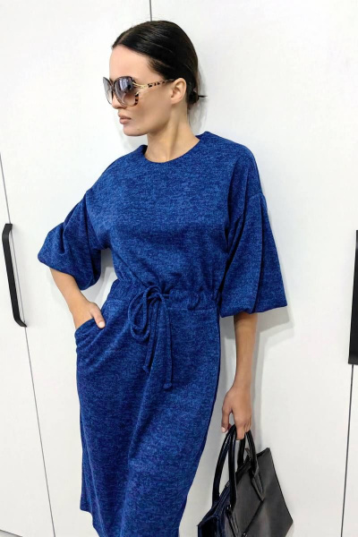 Платье Patriciа F15245 синий - фото 4