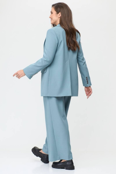 Блуза, брюки, жакет Karina deLux M-1150 голубой - фото 4