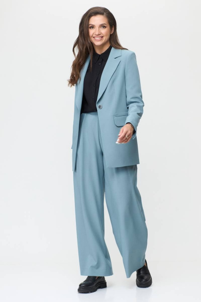 Блуза, брюки, жакет Karina deLux M-1150 голубой - фото 1