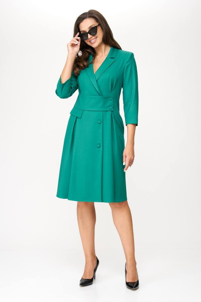 Платье Karina deLux M-1154 зеленый - фото 2