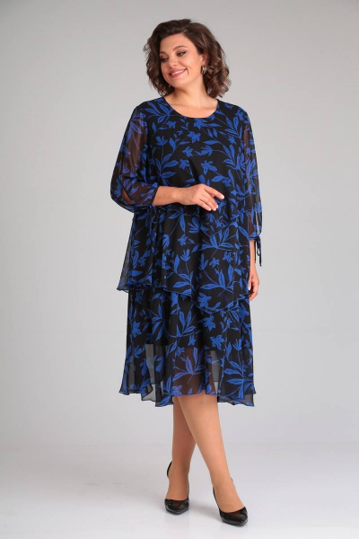 Платье Mubliz 105 черно-синий - фото 3