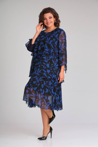 Платье Mubliz 105 черно-синий - фото 2