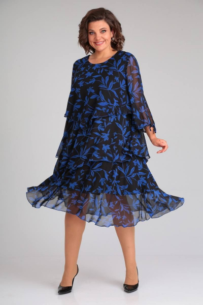 Платье Mubliz 105 черно-синий - фото 1