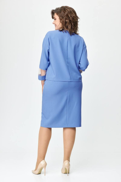Блуза, юбка Solomeya Lux 949 голубой - фото 2