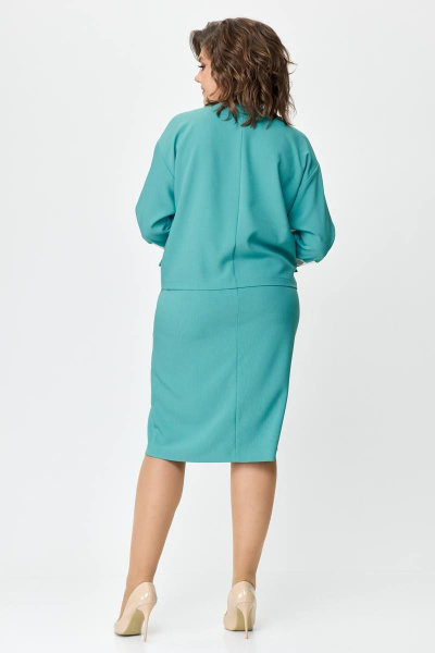 Блуза, юбка Solomeya Lux 949 мятный - фото 4
