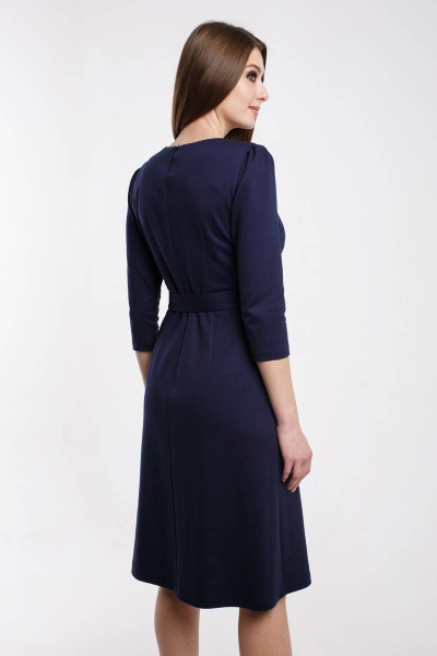 Платье, пояс Madech 205353 темно-синий - фото 5