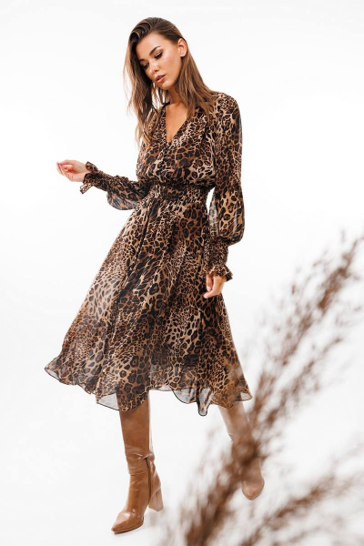 Платье Butеr 2670 принт леопард - фото 10