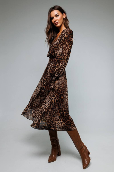 Платье Butеr 2670 принт леопард - фото 4